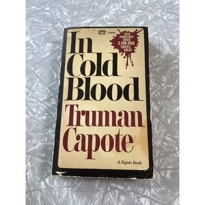 In Cold Blood Truman Capote Vintage Signet Paperback 19th Printing True Crime
